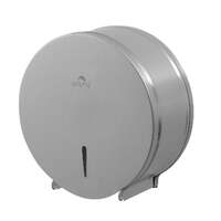 Stainless steel jumbo toilet roll dispenser