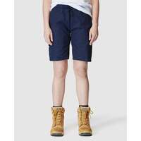 Womens Elastic Utility Short Navy