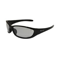 Excel Black Frame Clear Safety Glasses