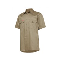 Hard Yakka S/Sl L/Weight Drill Ventilated Shirt