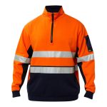 Hi Vis Half Cotton Pullover