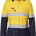 HRC2 Inherent Hi Vis Reflective Shirt with Gusset Sleeves (Ladies)